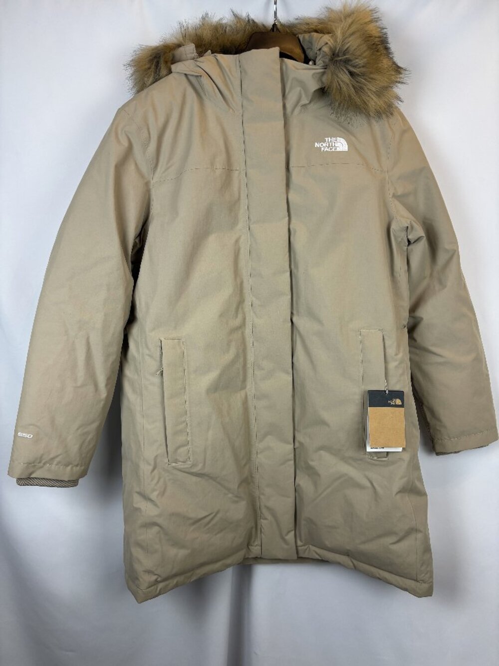 XXL The North Face Women's Arctic Parka Puffer Jacket Down Feathers Shearling